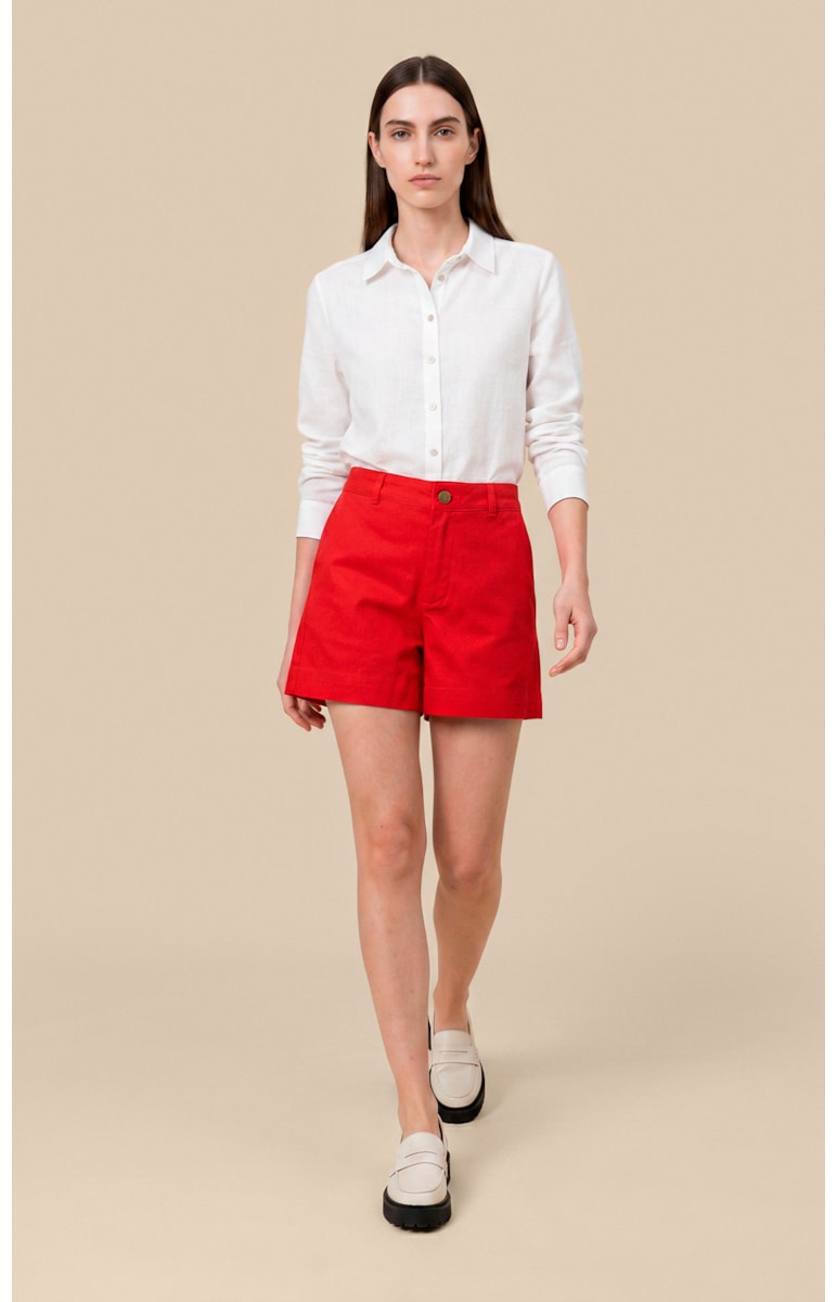 Shorts Sabrina Jogging Color Vermelho