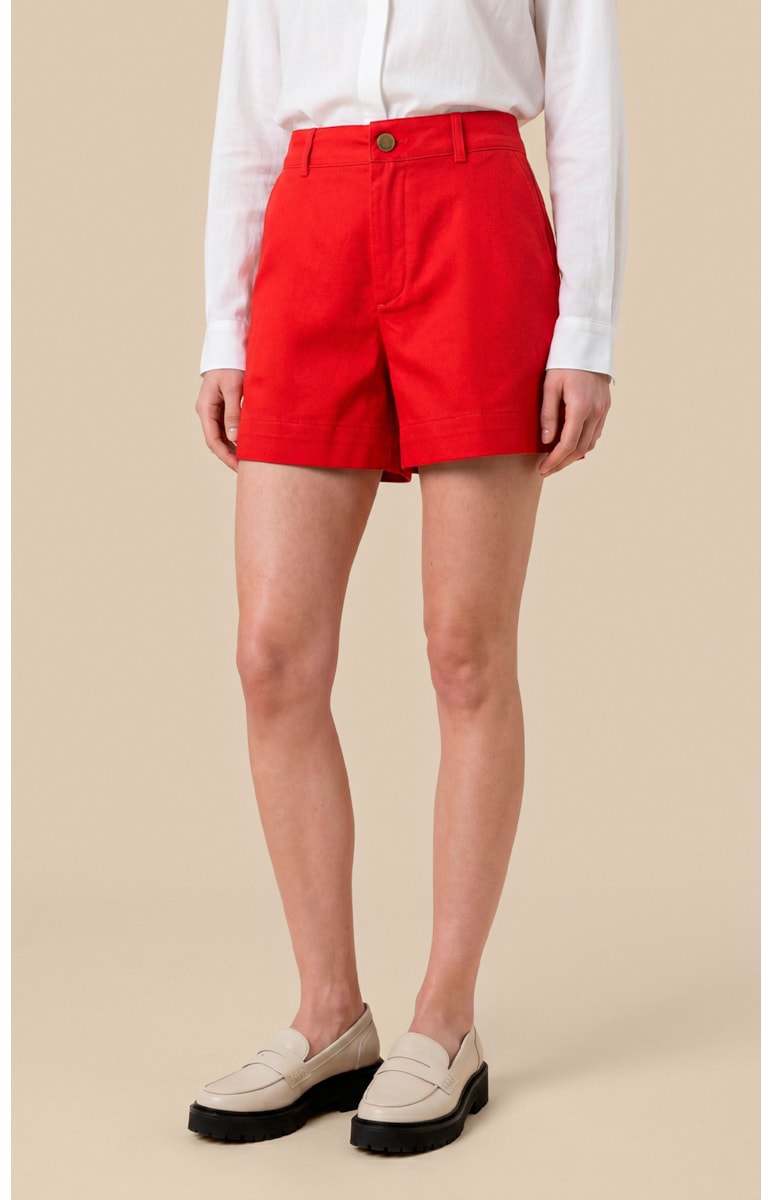Shorts Sabrina Jogging Color Vermelho