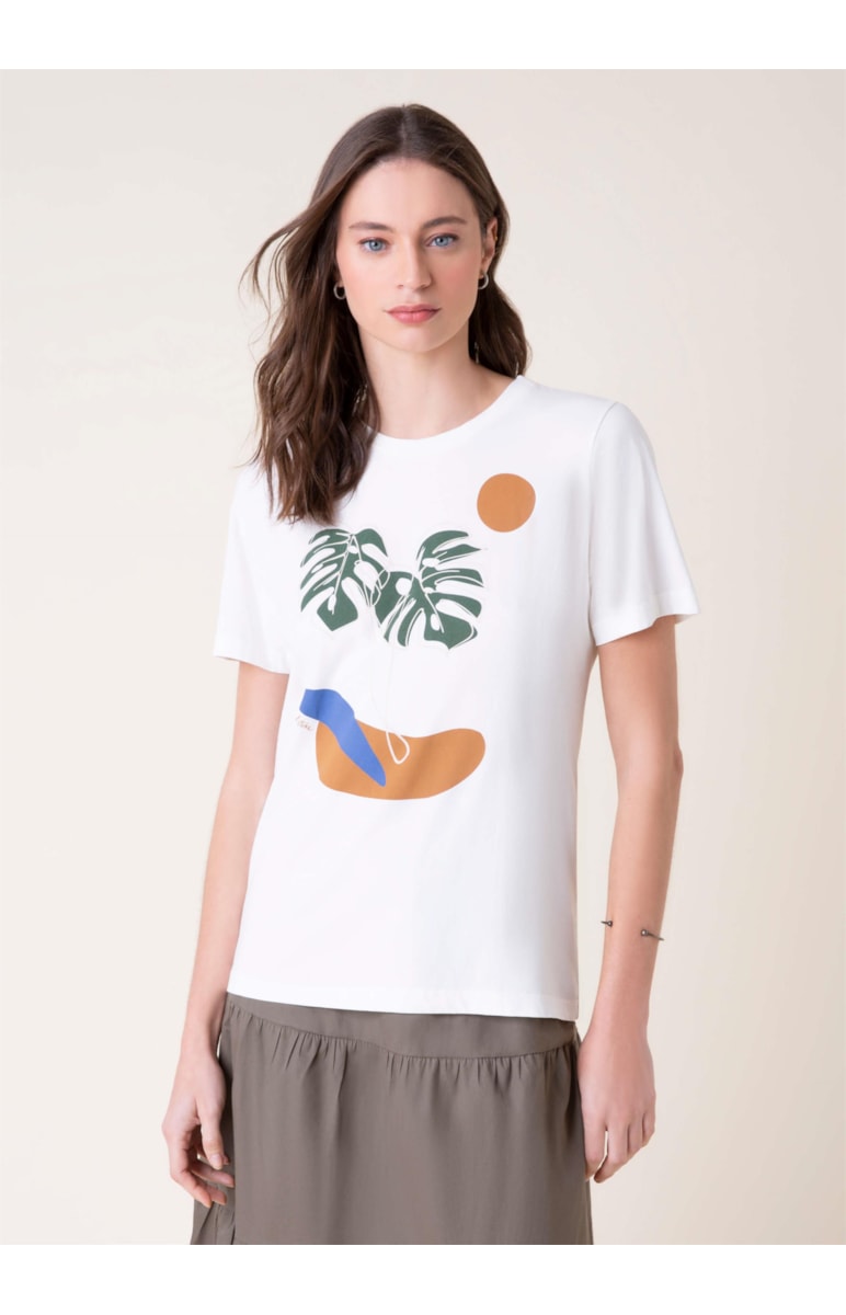T-Shirt Adão Off White