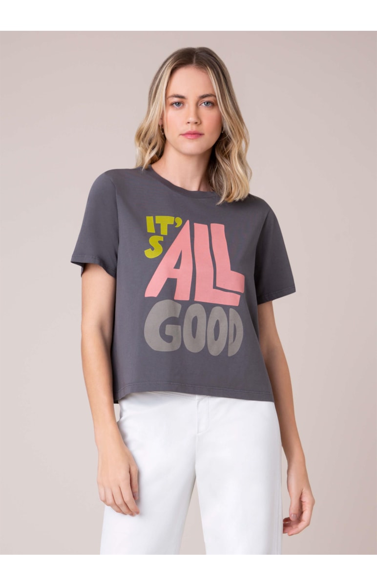 T-Shirt All Good Charcoal
