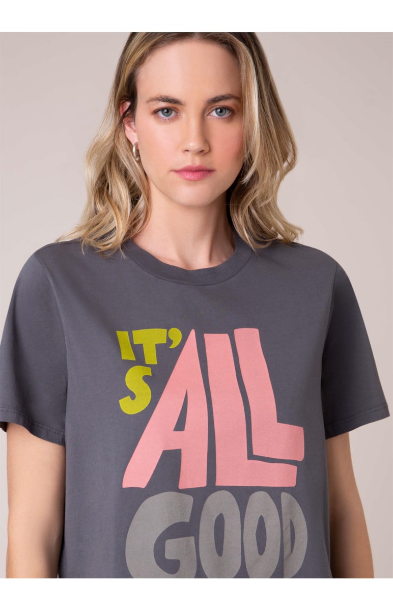 T-Shirt All Good Charcoal