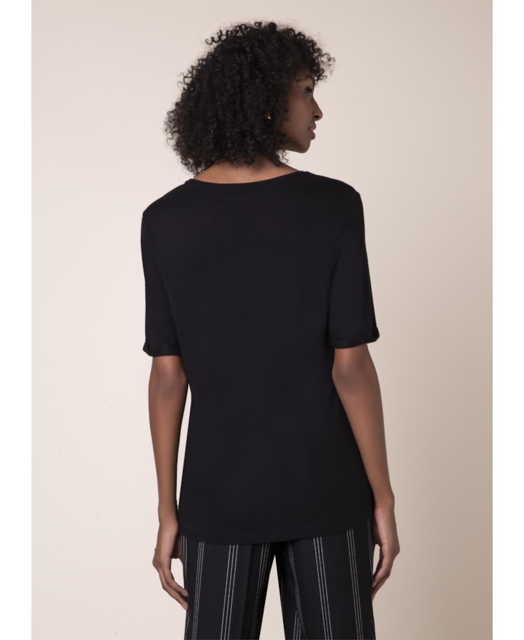 T-Shirt Arabesco Preto