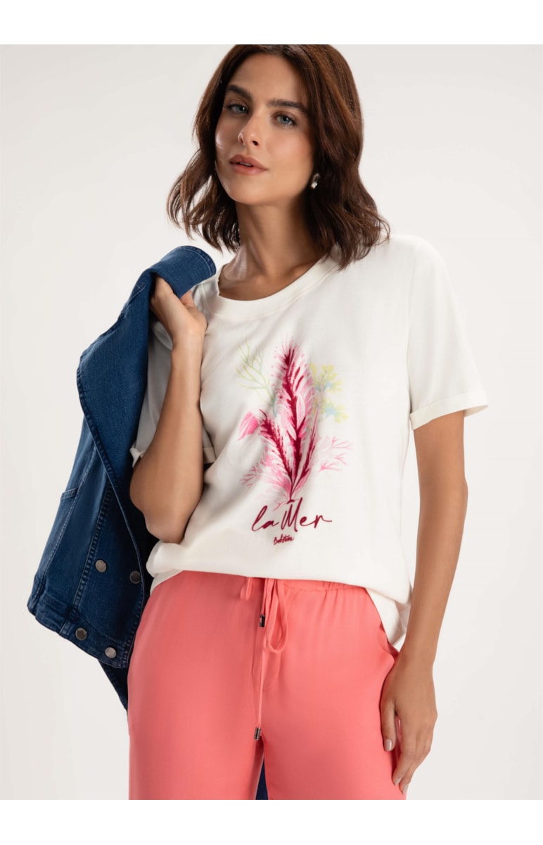 T-Shirt Corais Off White