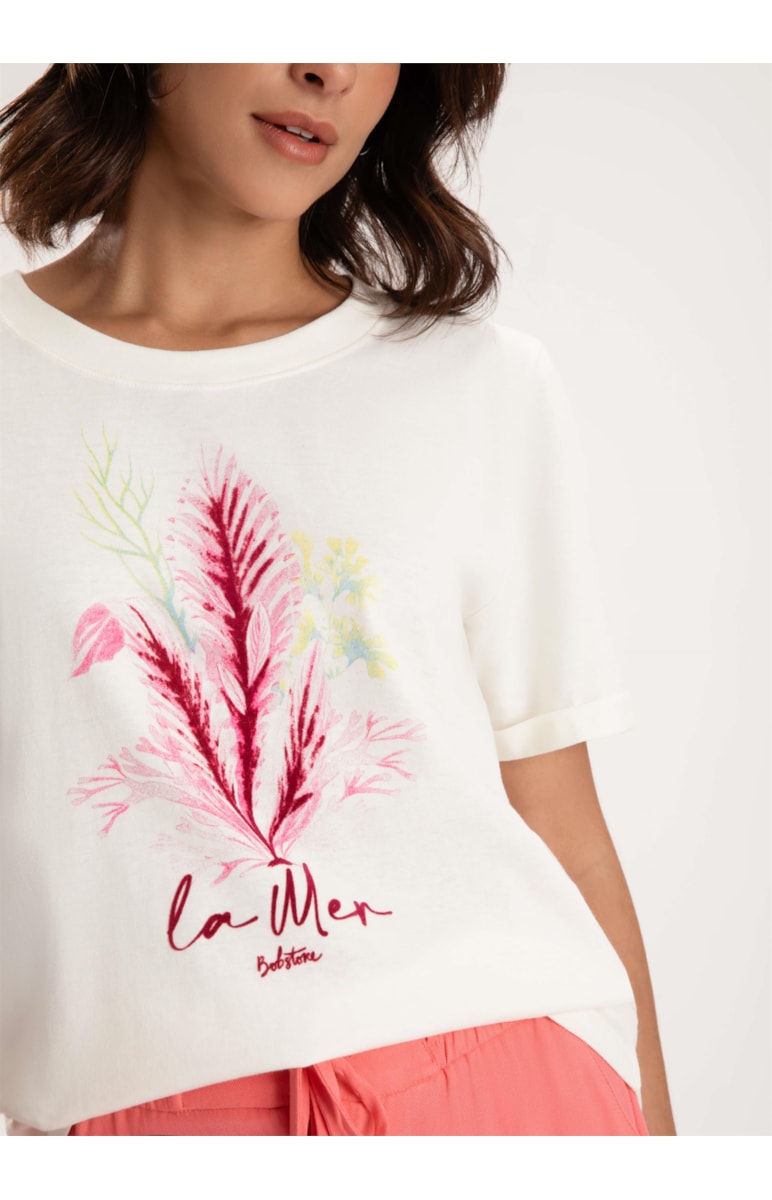 T-Shirt Corais Off White