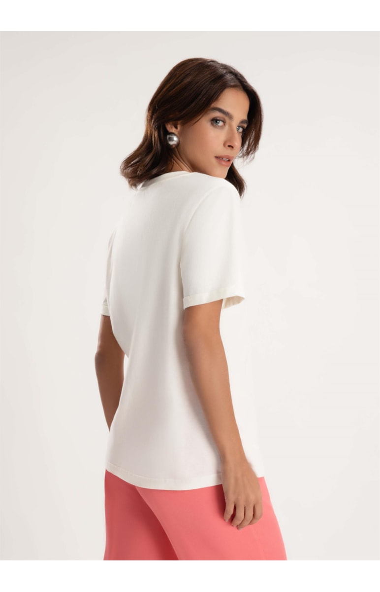 T-Shirt Corais Off White
