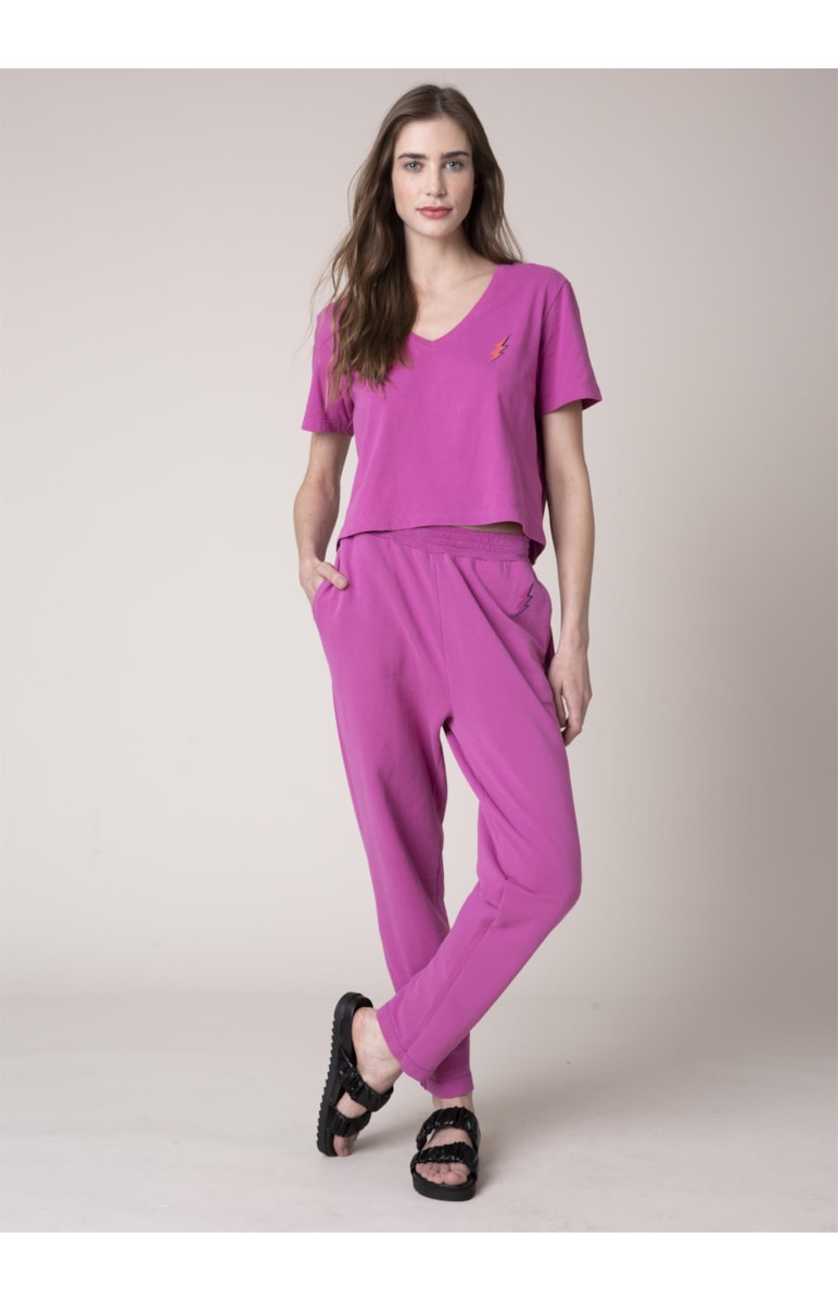 T-Shirt Cotton Gd Bolt Pink