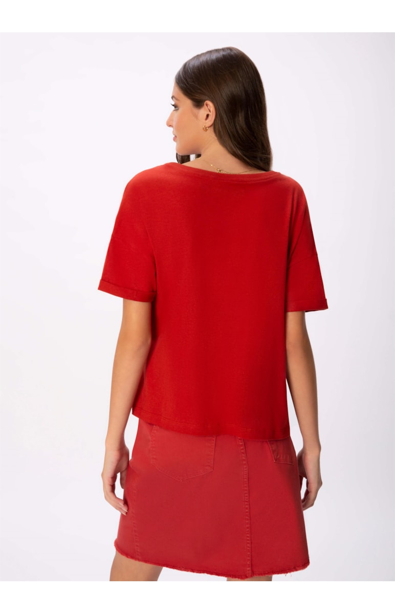 T-Shirt Gaia Bordeaux