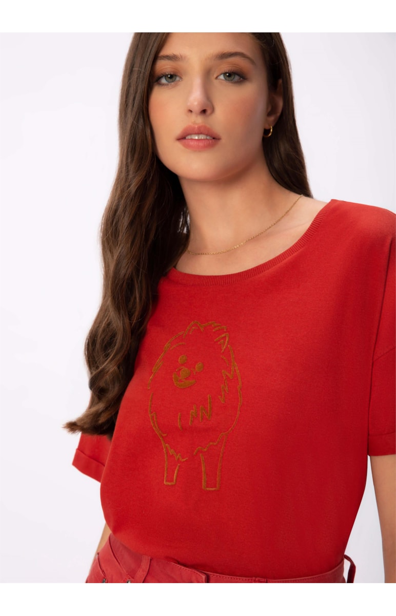 T-Shirt Gaia Bordeaux