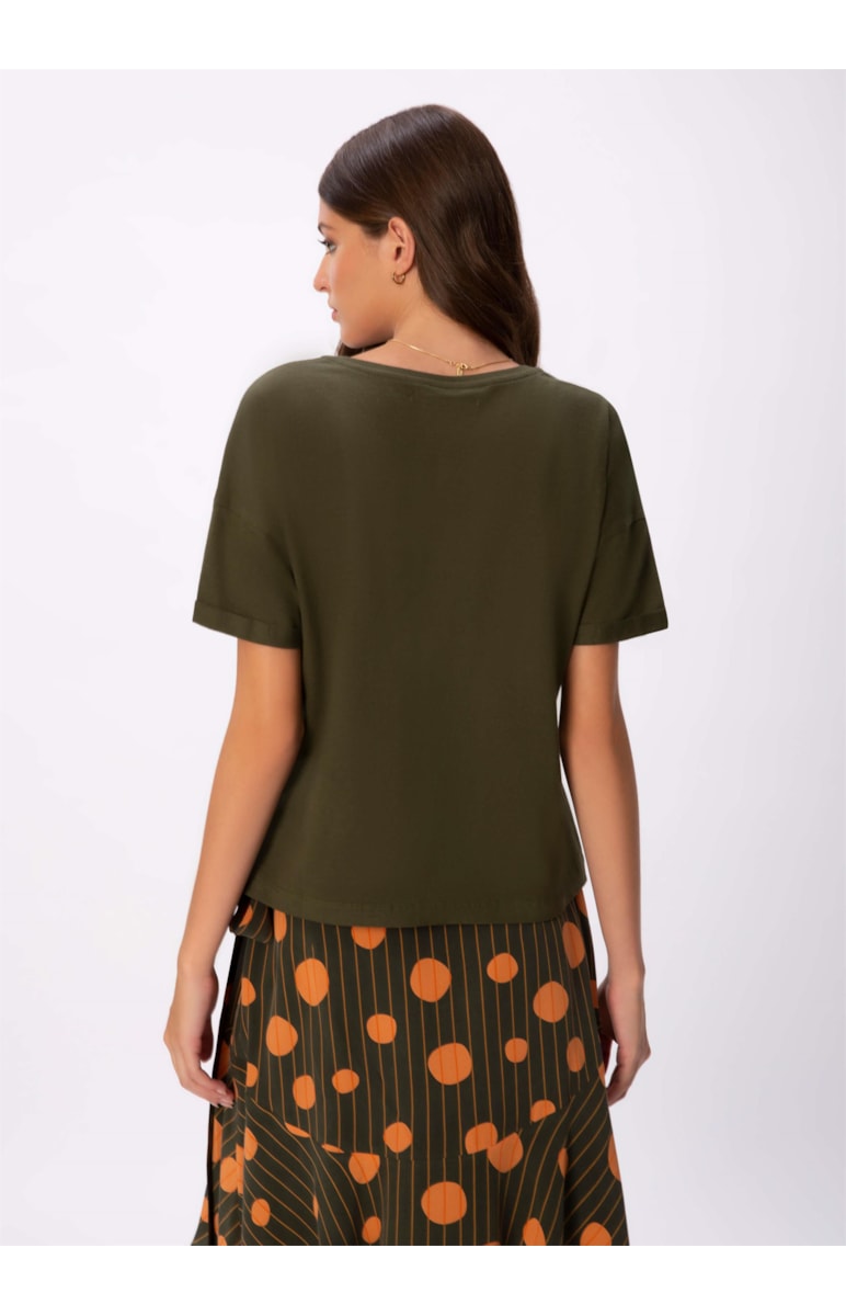 T-Shirt Gaia Musgo