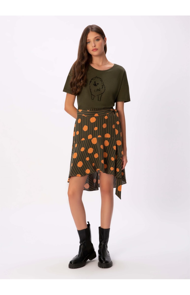 T-Shirt Gaia Musgo
