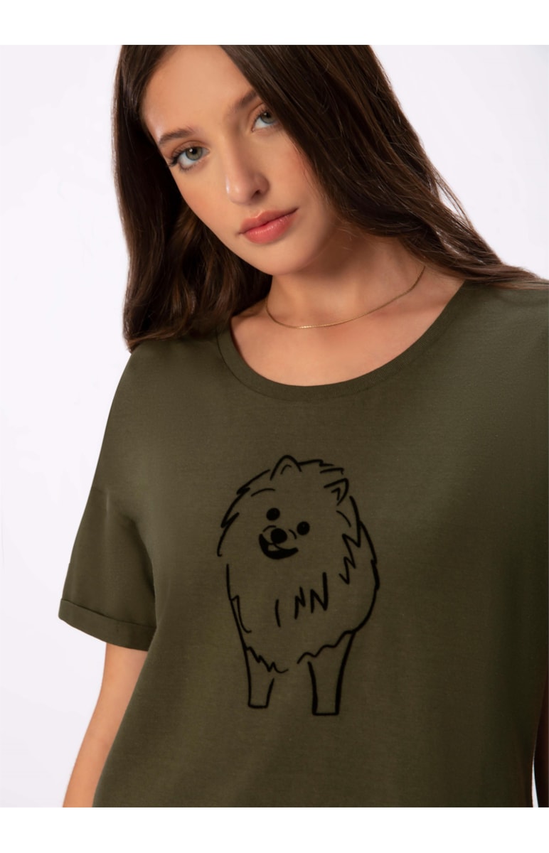 T-Shirt Gaia Musgo