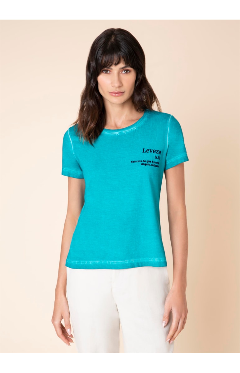 T-Shirt Leveza Verde Jade