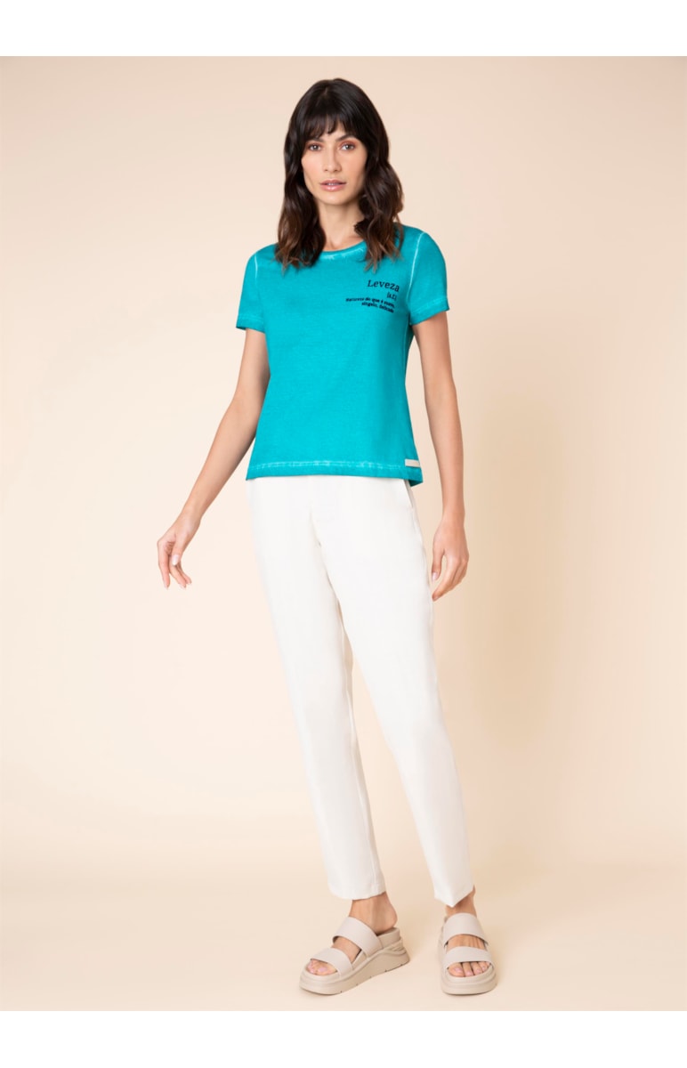 T-Shirt Leveza Verde Jade
