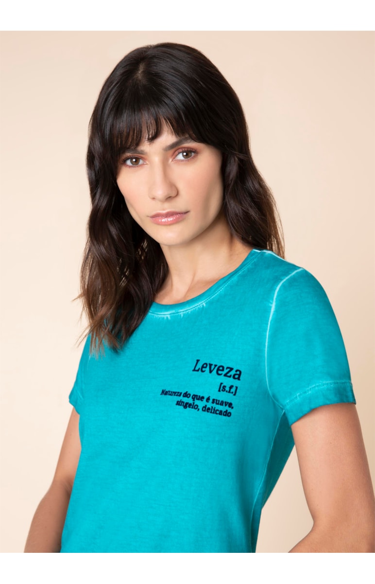 T-Shirt Leveza Verde Jade