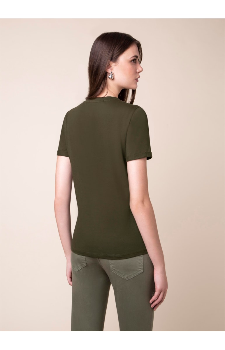 T-Shirt Mystery Of Life Verde Oliva