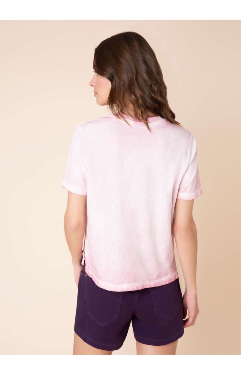 T-Shirt Peixe Rosa Claro