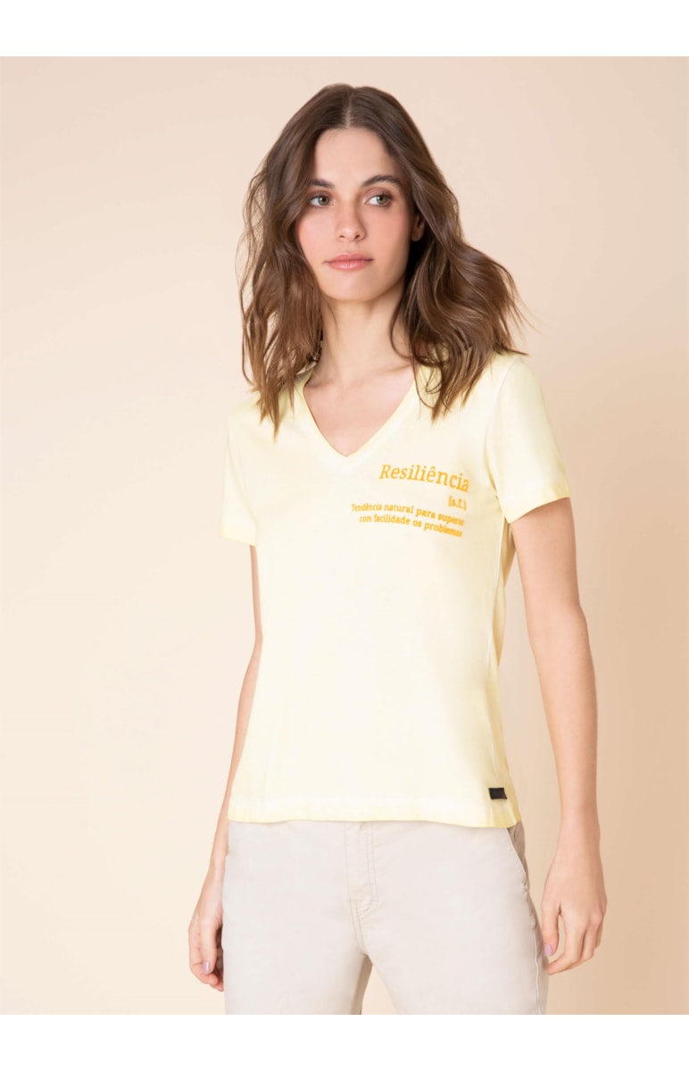T-Shirt Resiliência Verde Claro