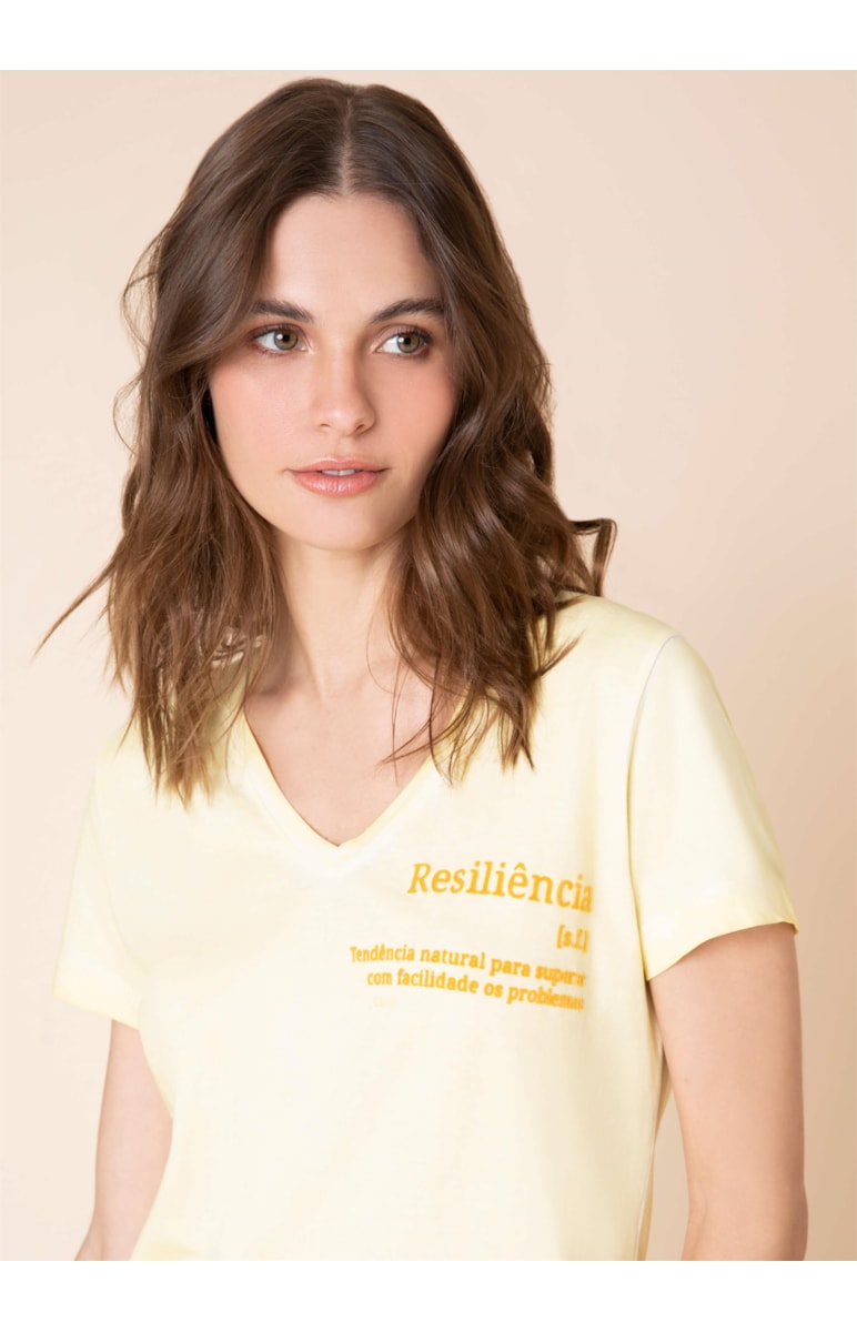 T-Shirt Resiliência Verde Claro
