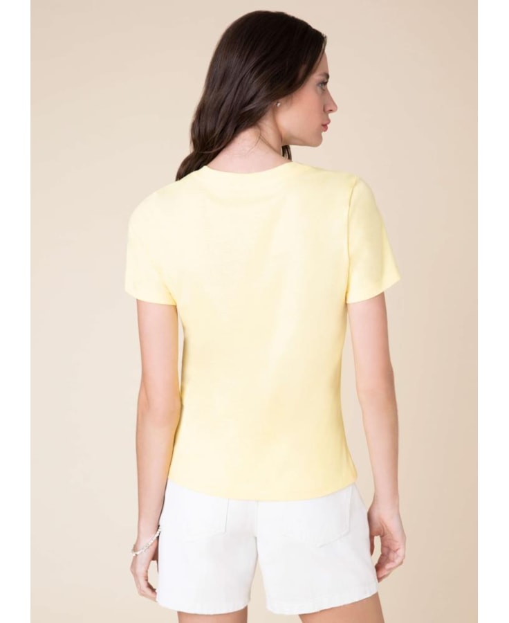 T-Shirt Respect Amarelo Claro