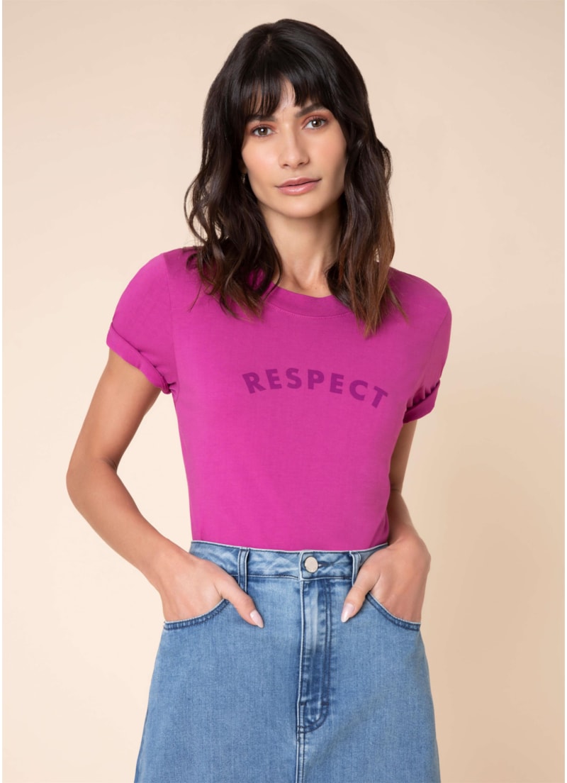 T-Shirt Respect Magenta