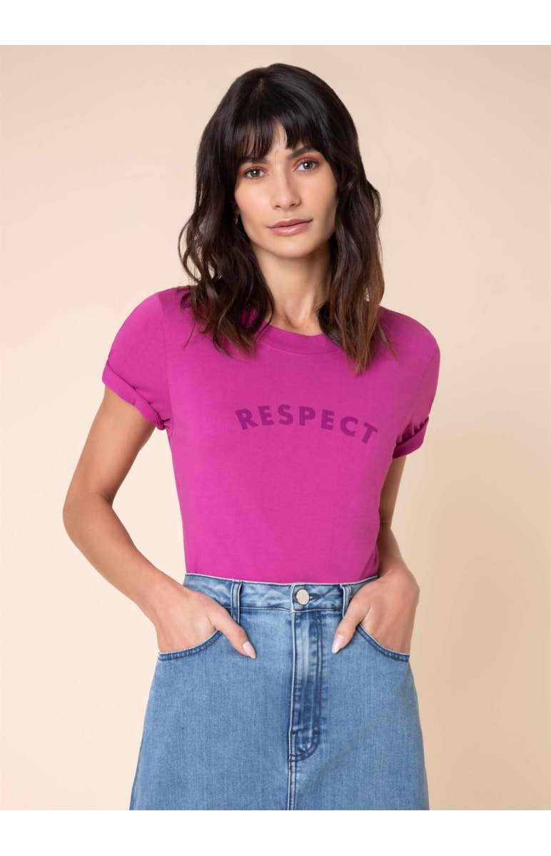 T-Shirt Respect Magenta