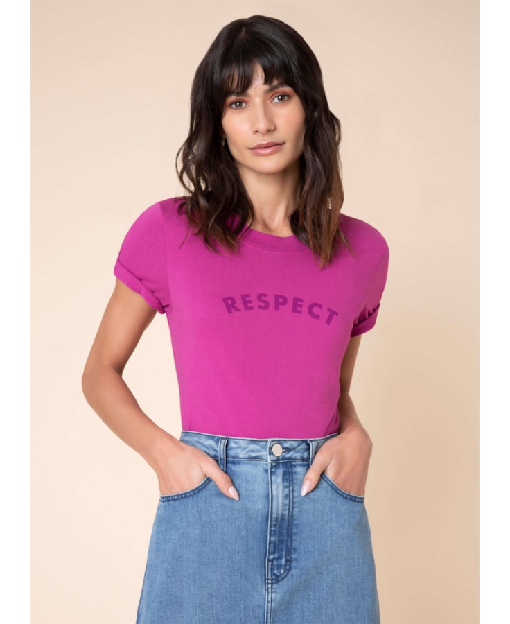 T-Shirt Respect Magenta