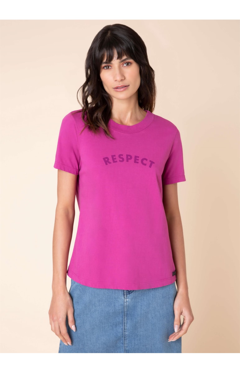 T-Shirt Respect Magenta