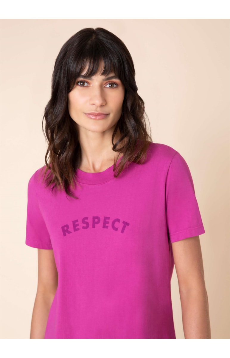 T-Shirt Respect Magenta