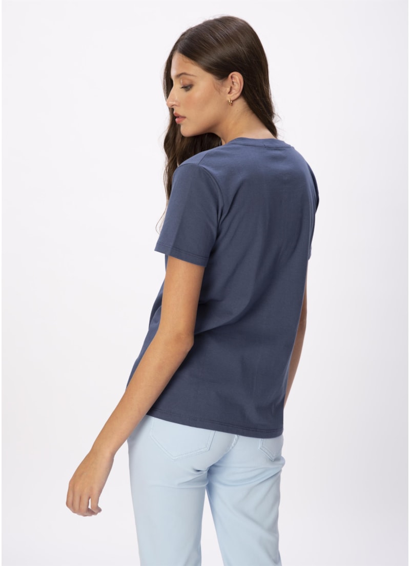 T-Shirt Take Times Azul Seco