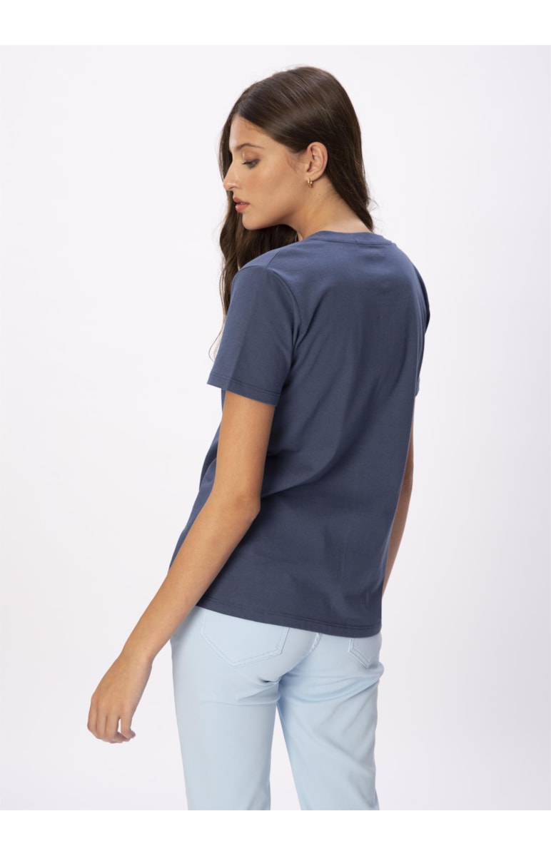 T-Shirt Take Times Azul Seco