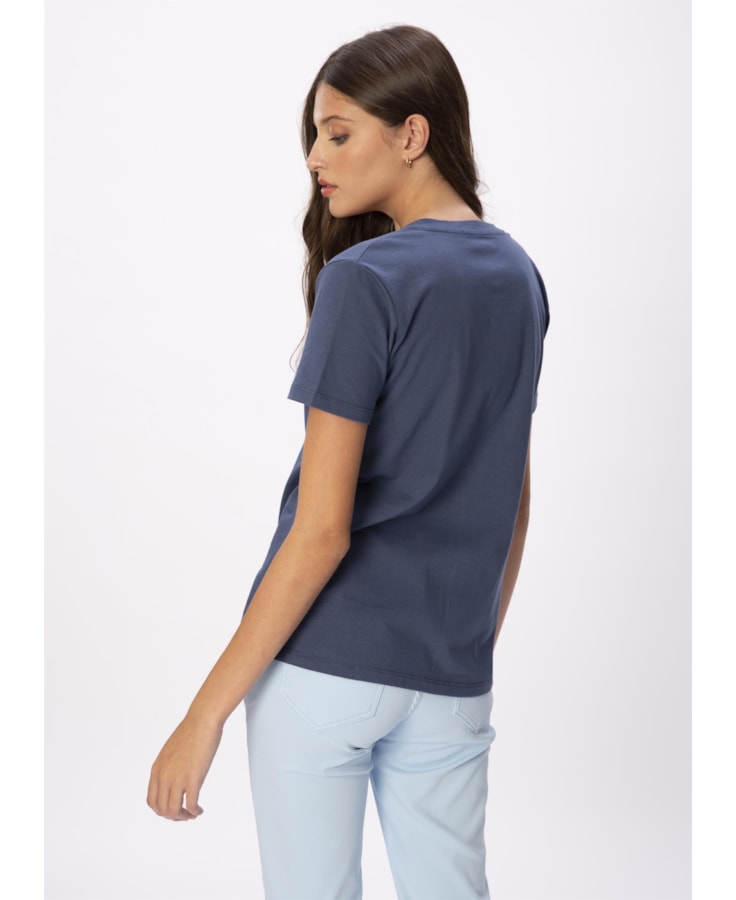 T-Shirt Take Times Azul Seco