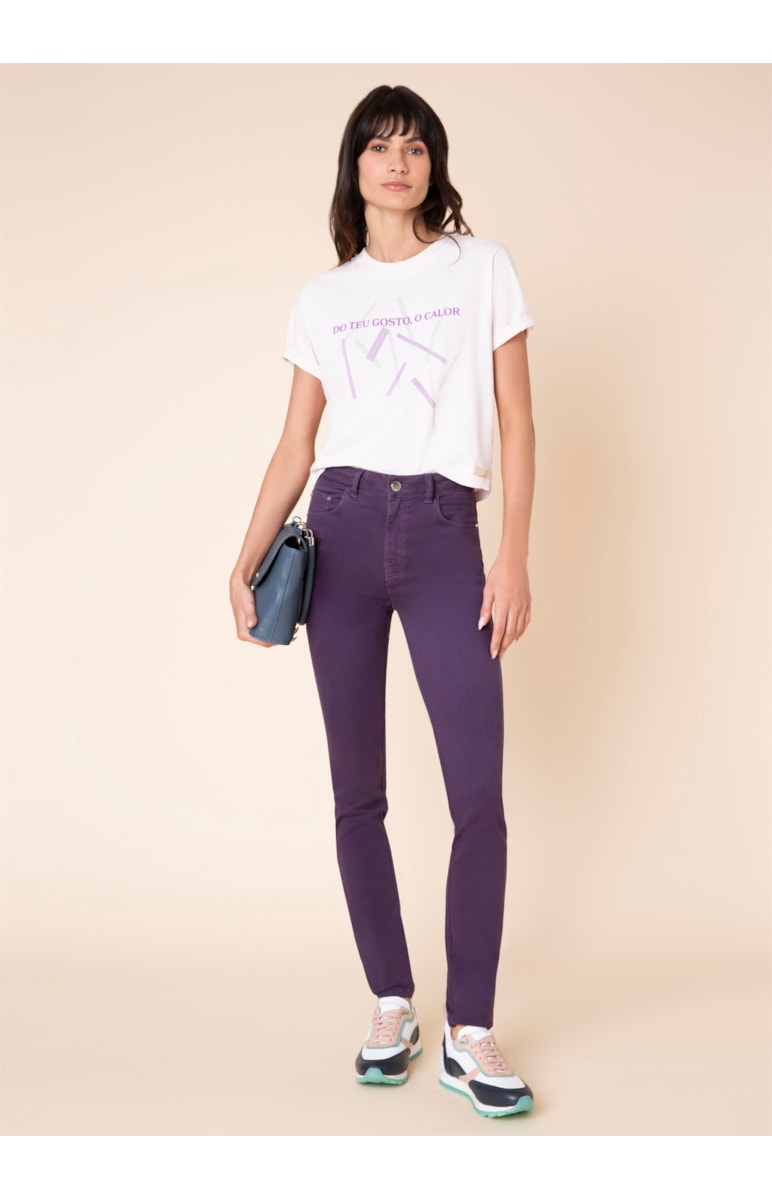 T-Shirt Teu Gosto Rosa Claro