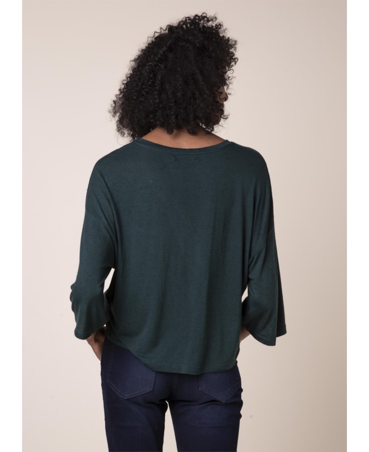 T-Shirt Toda Via Reto Verde Escuro
