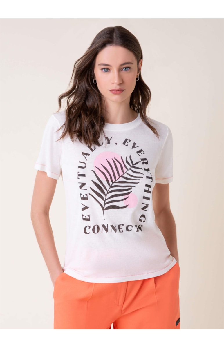 T-Shirt Viscolinho Eventually Natural