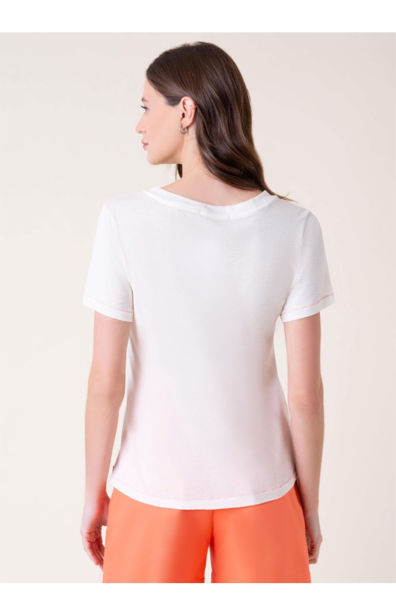 T-Shirt Viscolinho Eventually Natural