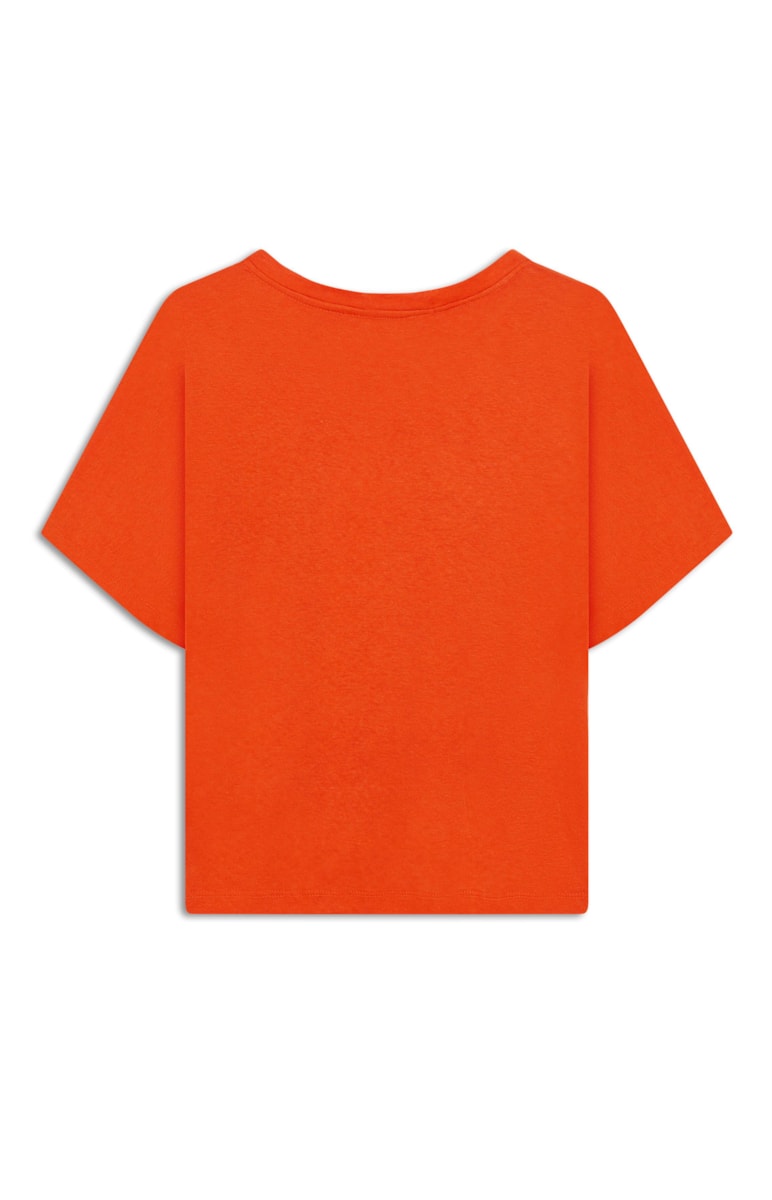 T-Shirt Viscolinho Grateful Laranja