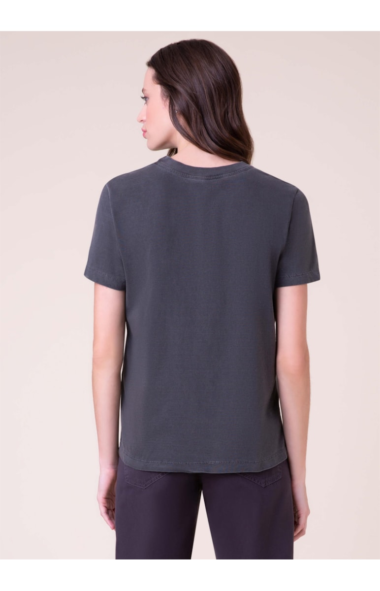 T-Shirt Washed Zodíaco Preto