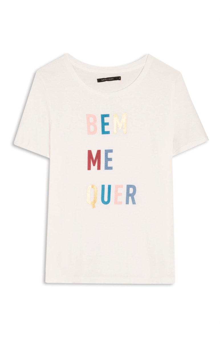 Tee Bem Me Quer Branco