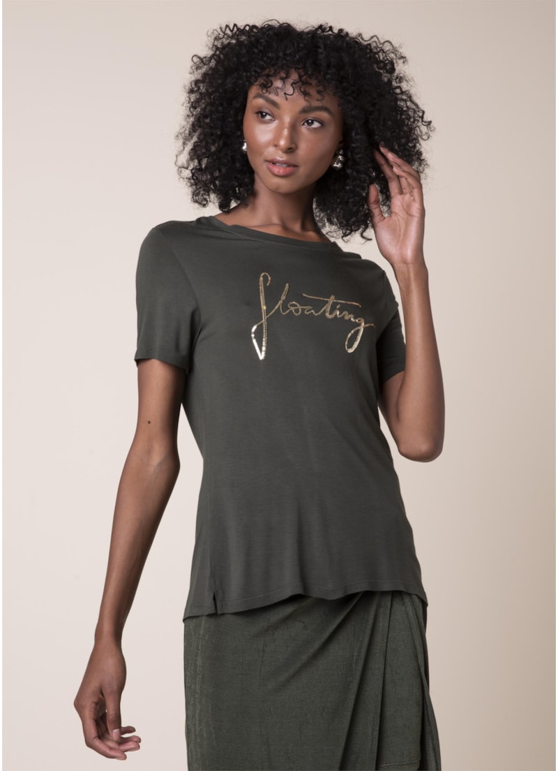 Tee Floating Verde Militar