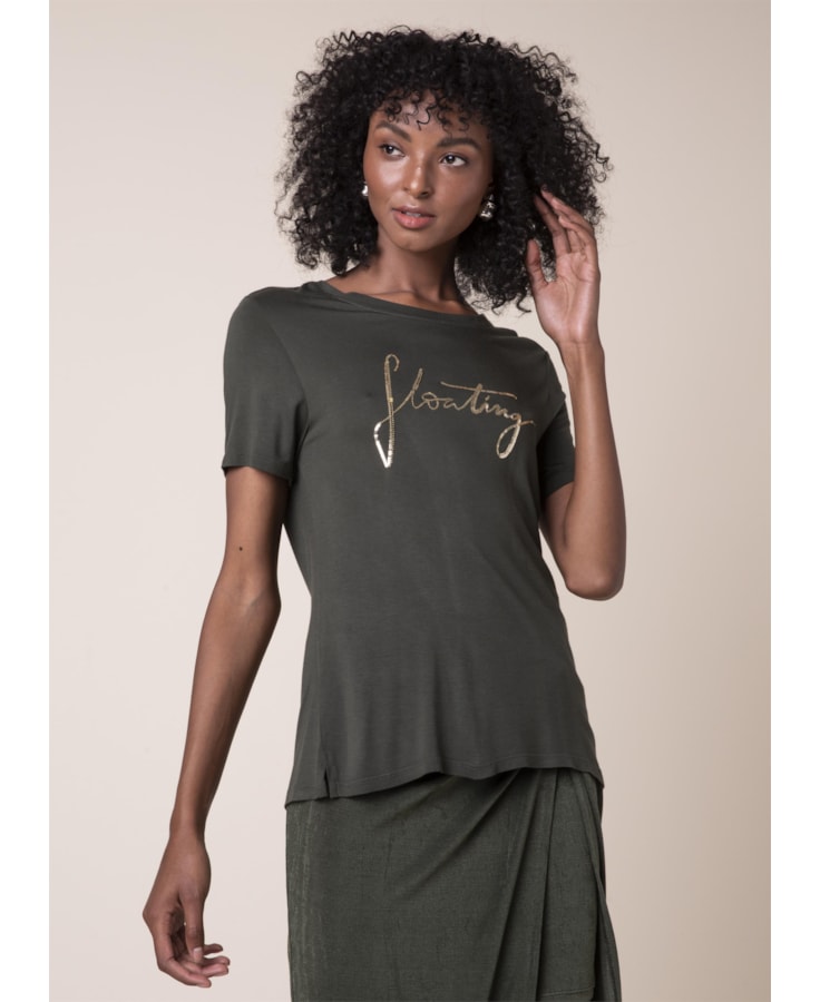 Tee Floating Verde Militar