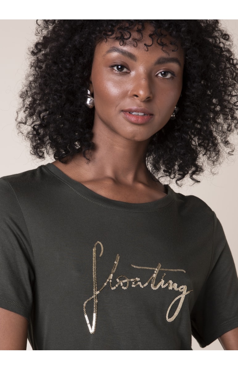 Tee Floating Verde Militar