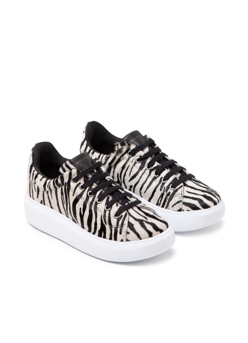 Tênis Zebra Zebra Branco/Preto