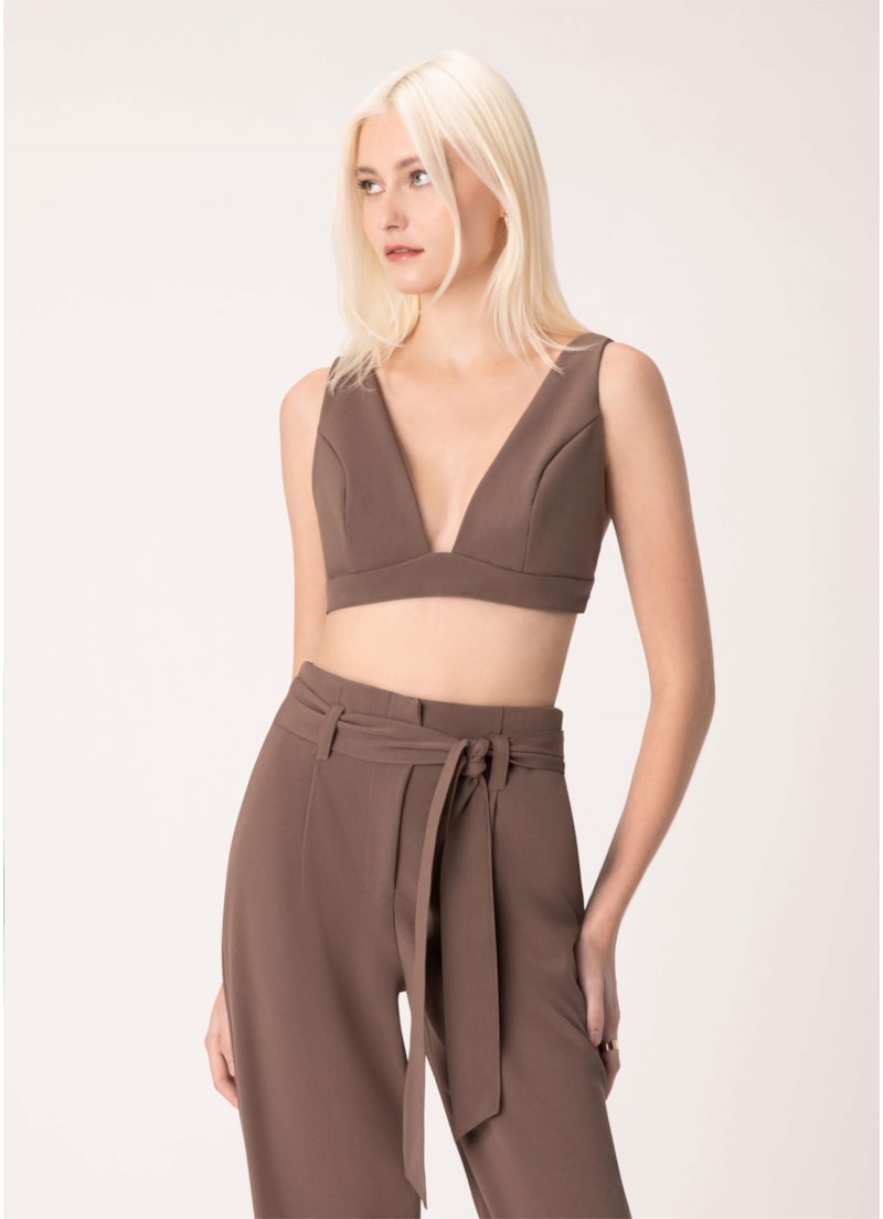 Top Armani Marrom
