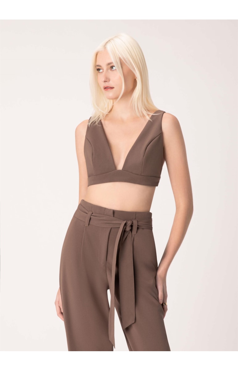 Top Armani Marrom