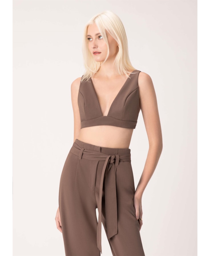 Top Armani Marrom