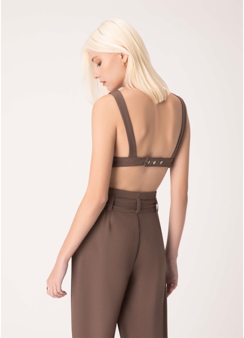 Top Armani Marrom