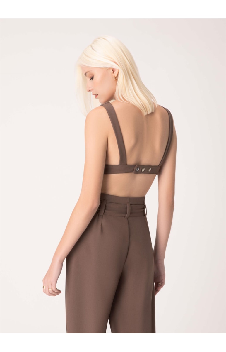 Top Armani Marrom
