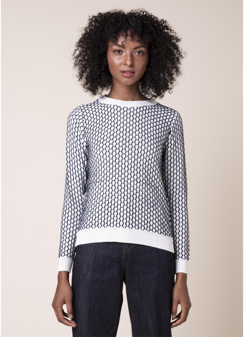 Tricot Colmeia Off White