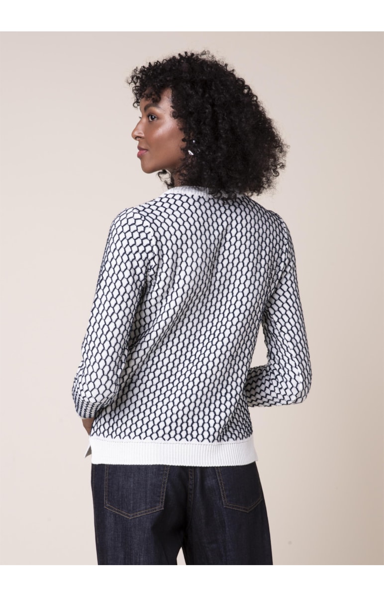 Tricot Colmeia Off White