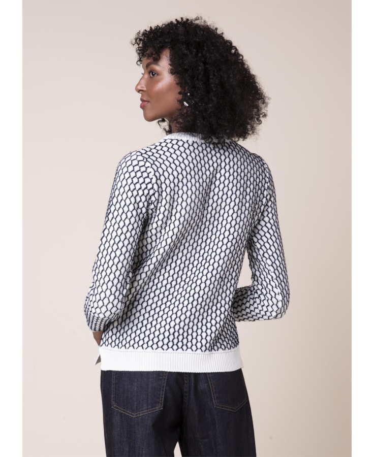 Tricot Colmeia Off White